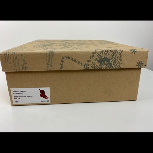 Free people red open toe boots - Picture 8 of 8